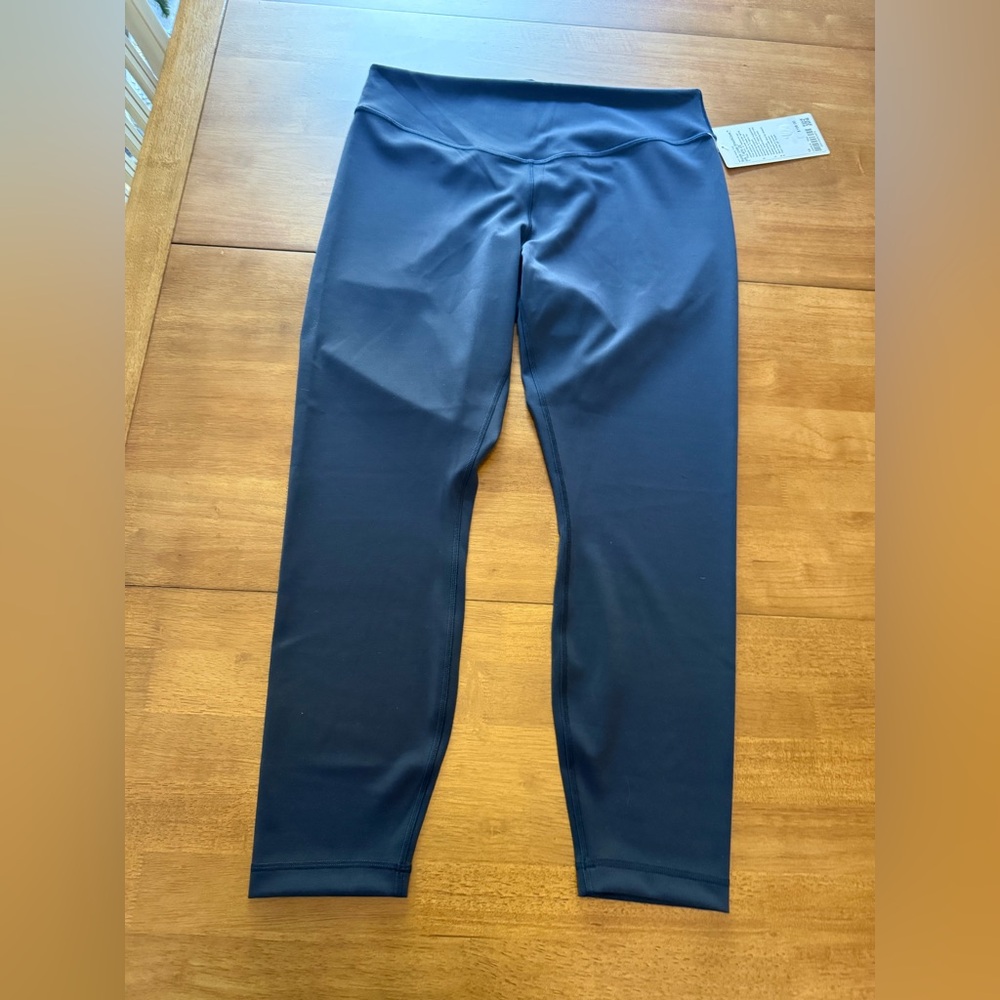 NWT Lululemon Wunder Under SmoothCover High-Rise Tight 25” – True Navy – Size 14 - Picture 7 of 10